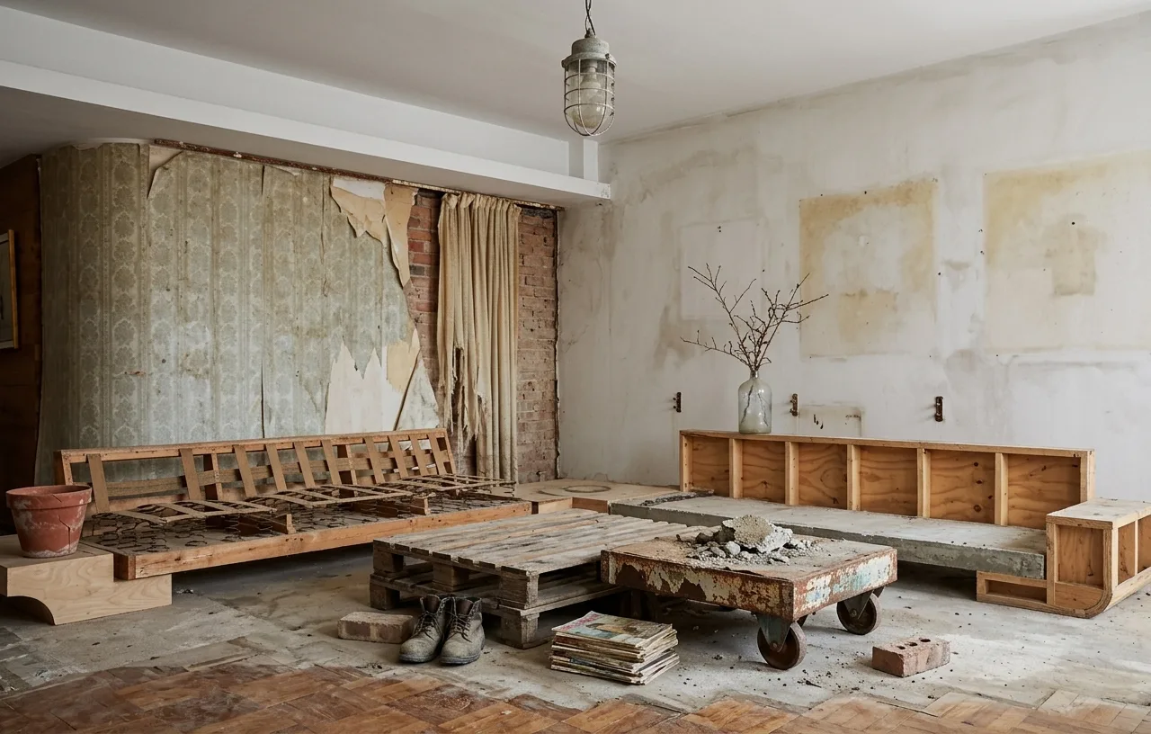 Avant aménagement intérieur (architecte d'intérieur) Asnières-sur-Seine — exemple 2