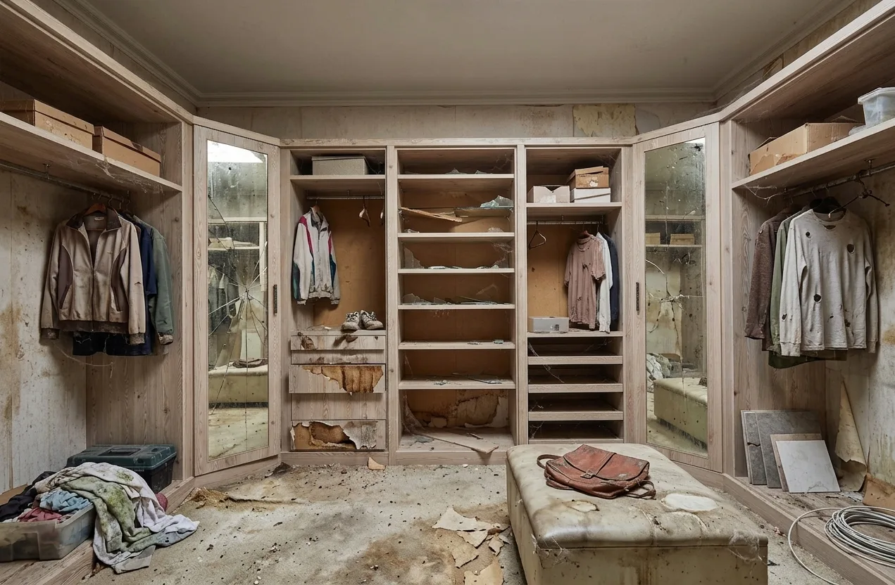 Avant rénovation dressing Asnières-sur-Seine — exemple 2