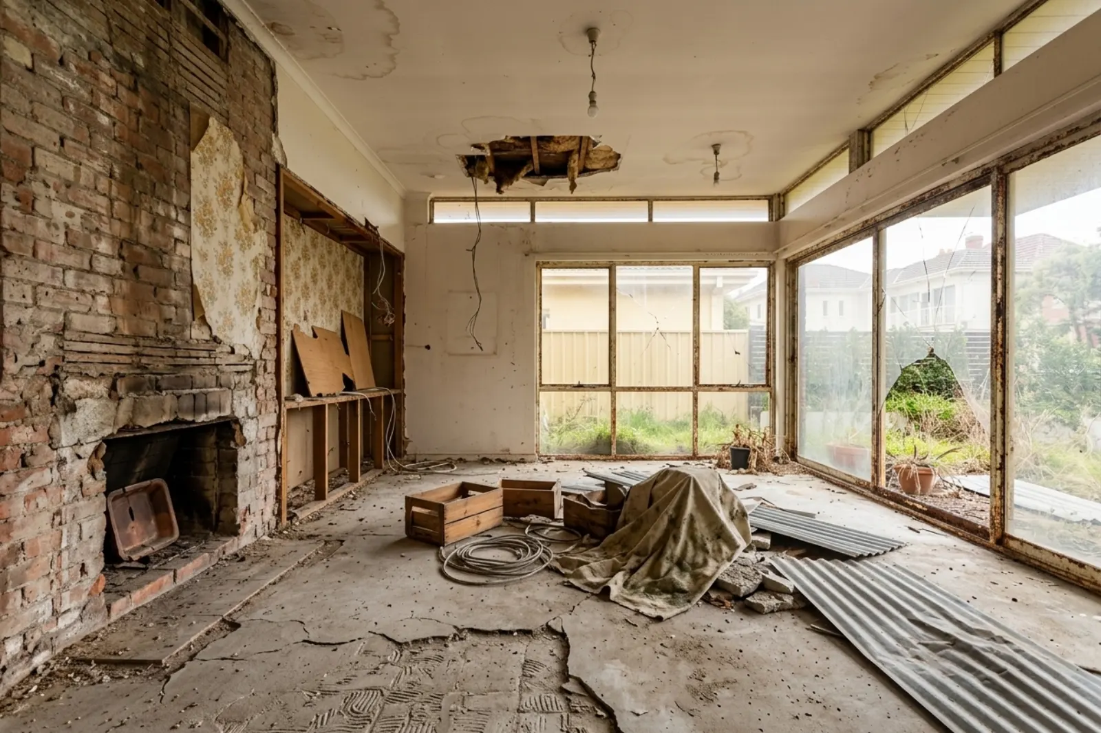 Avant rénovation salon Asnières-sur-Seine — exemple 2