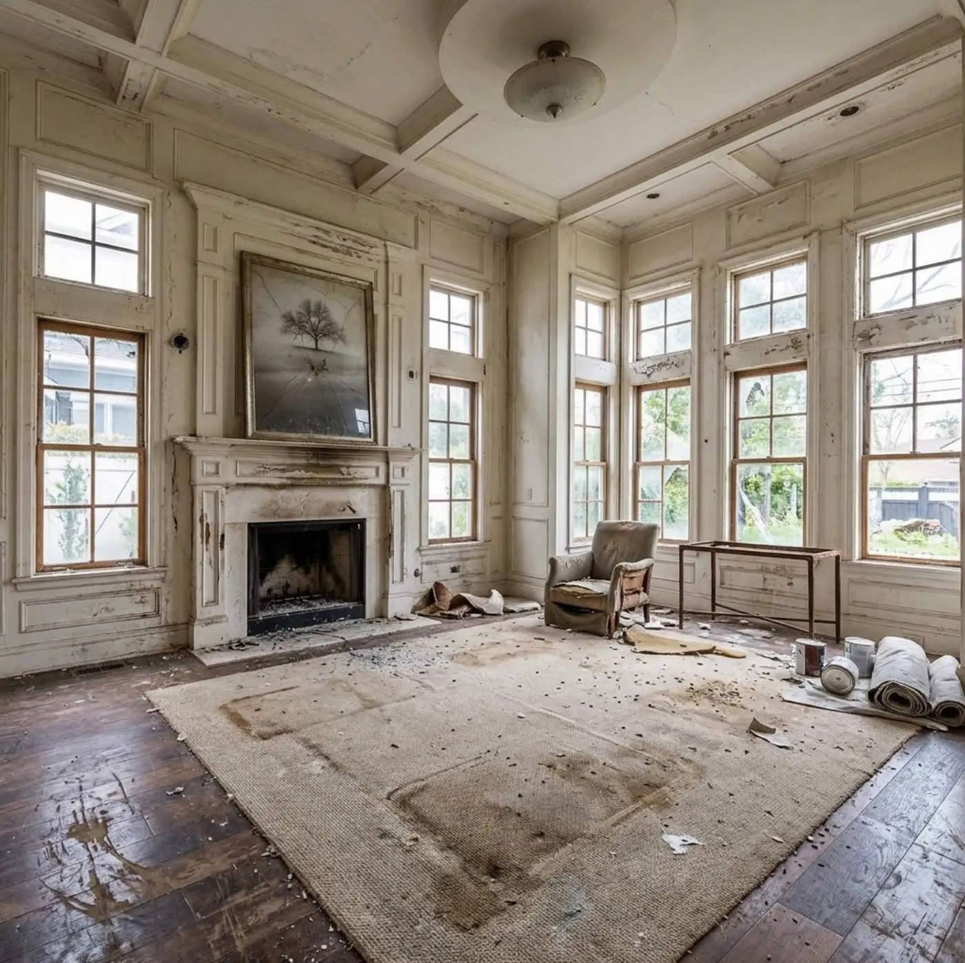 Avant rénovation salon Asnières-sur-Seine — exemple 3